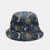 Unisex Hip-hop Retro Color Block Wide Eaves Bucket Hat