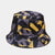 Unisex Hip-hop Retro Color Block Wide Eaves Bucket Hat