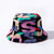 Unisex Hip-hop Retro Streetwear Letter Printing Wide Eaves Bucket Hat