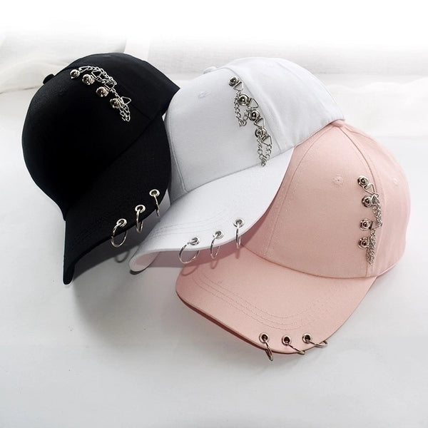 Unisex Hip-hop Solid Color Curved Eaves Baseball Cap