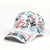 Unisex Hip-hop Streetwear Letter Graffiti Printing Curved Eaves Baseball Cap