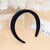 Unisex Lady Solid Color Plastic Sponge Hair Band