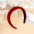 Unisex Lady Solid Color Plastic Sponge Hair Band