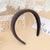 Unisex Lady Solid Color Plastic Sponge Hair Band