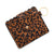 Unisex Leopard Pu Leather Zipper Wallets