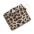 Unisex Leopard Pu Leather Zipper Wallets