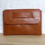 Unisex Medium Pu Leather Solid Color Classic Style Square Magnetic Buckle Envelope Bag