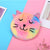 Unisex Mini Plush Animal Cute Round Zipper Coin Purse