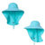 Unisex Modern Style Simple Style Solid Color Crimping Sun Hat