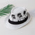 Unisex Pastoral Coconut Tree Printing Crimping Fedora Hat