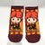 Unisex Preppy Style Cartoon Nylon Cotton Printing Crew Socks A Pair