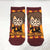 Unisex Preppy Style Cartoon Nylon Cotton Printing Crew Socks A Pair