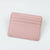 Unisex Pu Leather Solid Color Basic Square Card Holder