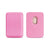 Unisex Pu Leather Solid Color Business Square Open Card Holder