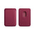 Unisex Pu Leather Solid Color Business Square Open Card Holder