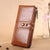 Unisex Pu Leather Solid Color Fashion Square Zipper Buckle Small Wallet