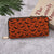 Unisex Pumpkin Bat Pu Leather Side Zipper Wallets