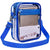 Unisex Pvc Solid Color Casual Transparent Square Zipper Crossbody Bag