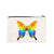 Unisex Rainbow Heart Shape Butterfly Canvas Zipper Wallets