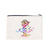 Unisex Rainbow Heart Shape Butterfly Canvas Zipper Wallets