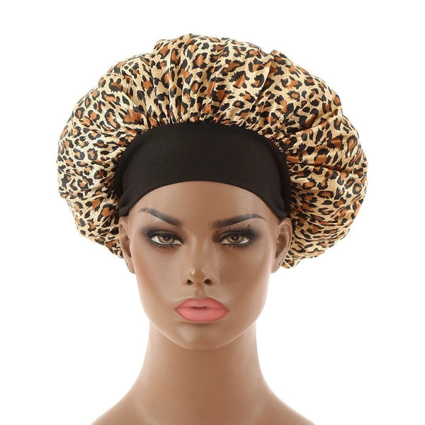 Unisex Retro Classic Style Leopard Eaveless Nightcap