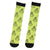 Unisex Retro Color Block Acetate Fibre Polyester Cotton Crew Socks 1 Set