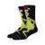 Unisex Retro Color Block Acetate Fibre Polyester Cotton Crew Socks 1 Set