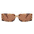 Unisex Retro Fashion Solid Color Pc Square Sunglasses