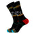 Unisex Retro Geometric Letter Astronaut Cotton Crew Socks A Pair