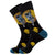 Unisex Retro Geometric Letter Astronaut Cotton Crew Socks A Pair