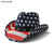 Unisex Retro National Flag Curved Eaves Fedora Hat