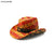 Unisex Retro National Flag Curved Eaves Fedora Hat