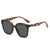 Unisex Retro Pc Square Sunglasses