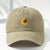 Unisex Retro Simple Style Sunflower Printing Curved Eaves Baseball Cap