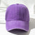 Unisex Retro Solid Color Baseball Cap