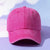 Unisex Retro Solid Color Baseball Cap