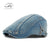 Unisex Retro Solid Color Big Eaves Beret Hat