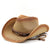 Unisex Retro Solid Color Big Eaves Straw Hat