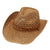 Unisex Retro Solid Color Big Eaves Straw Hat