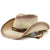 Unisex Retro Solid Color Big Eaves Straw Hat