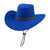 Unisex Retro Solid Color Cowboy Hat