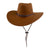 Unisex Retro Solid Color Cowboy Hat