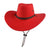 Unisex Retro Solid Color Cowboy Hat