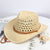 Unisex Retro Solid Color Straw Hat