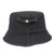 Unisex Retro Solid Color Wide Eaves Bucket Hat