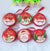 Unisex Santa Claus Tinplate Zipper Coin Purses