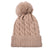 Unisex Simple Style Classic Style Solid Color Twist Pom Poms Wool Cap