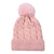 Unisex Simple Style Classic Style Solid Color Twist Pom Poms Wool Cap