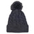 Unisex Simple Style Classic Style Solid Color Twist Pom Poms Wool Cap