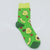 Unisex Simple Style Floral Cotton Crew Socks A Pair